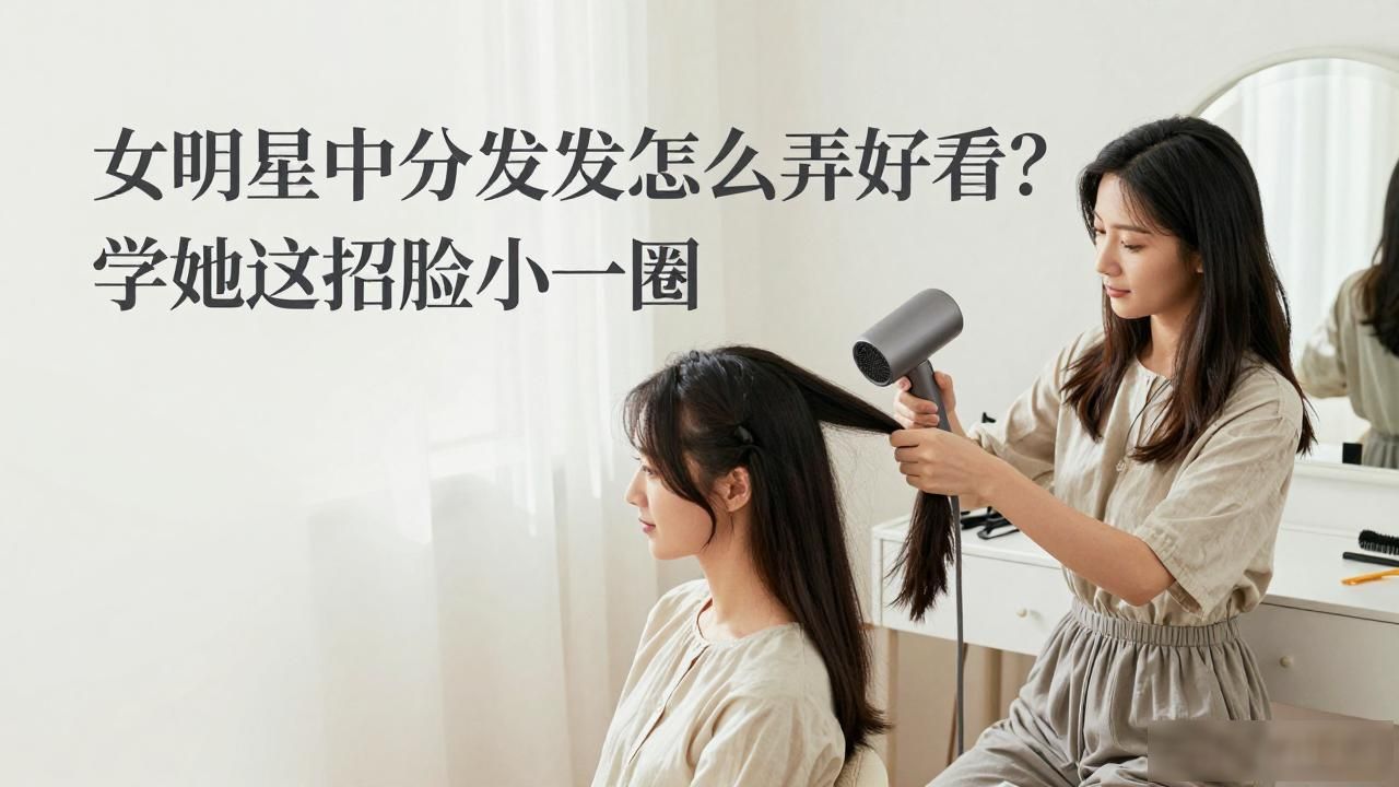女明星中分发型_明星的中分发型怎么做出来的_明星发型女中分短发