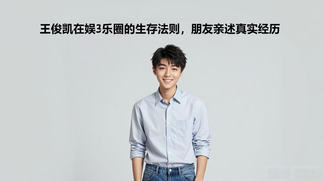 王俊凯在娱乐圈的生存法则，朋友亲述真实经历