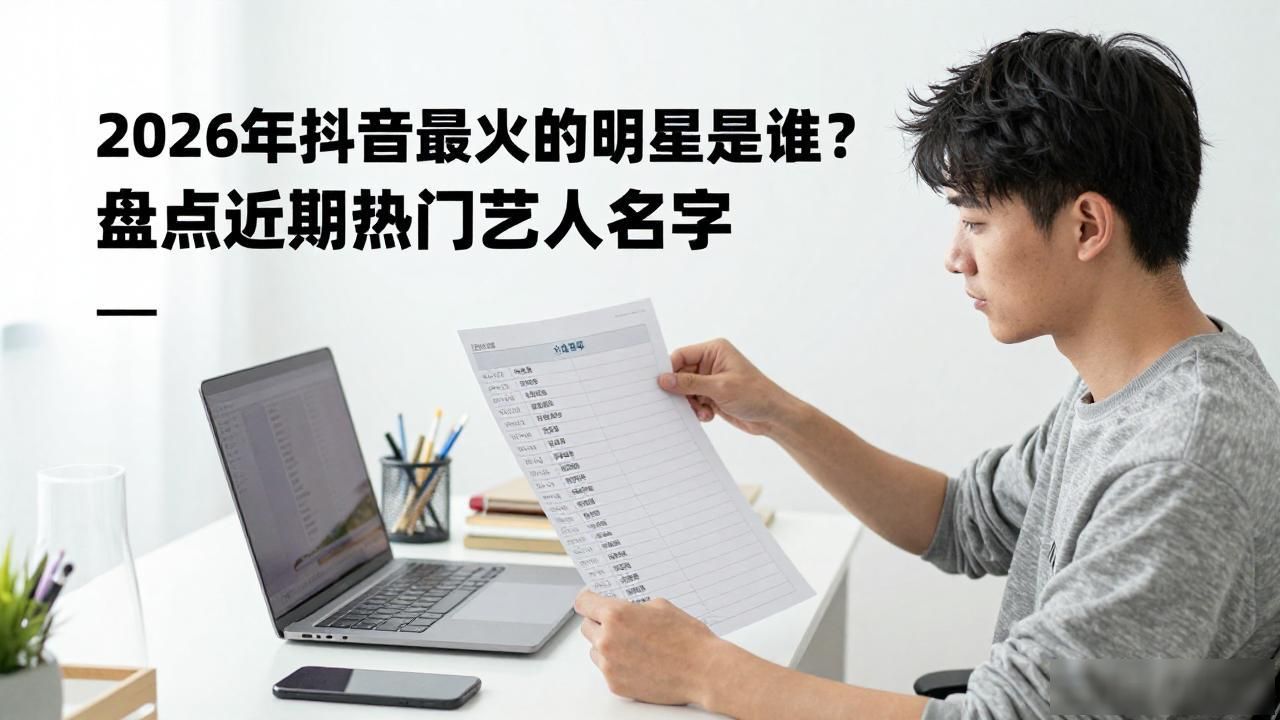 2026年抖音最火的明星是谁？盘点近期热门艺人名字