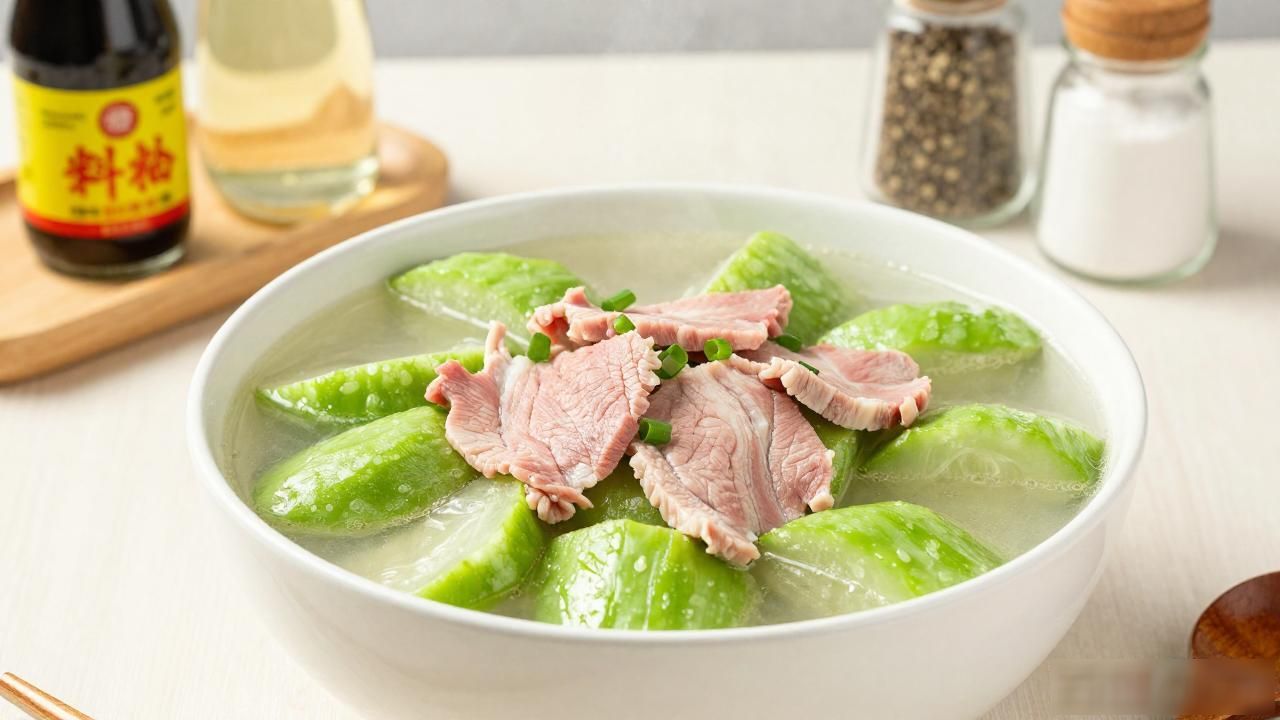 丝瓜肉片汤的做法