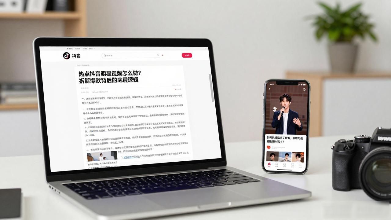 热点抖音明星视频怎么做？拆解爆款背后的底层逻辑